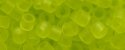 (image for) TOHO Aiko Precision Cylinder Bead. Lime Green Transparent Matte TB-4F