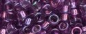 (image for) TOHO Aiko Precision Cylinder Bead. Light Amethyst Gold Luster TB-205