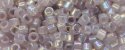 (image for) TOHO Aiko Precision Cylinder Bead. Light Amethyst Translucent Rainbow TB-1251