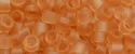 (image for) TOHO Aiko Precision Cylinder Bead. Light Peach Matte Luster TB-622F