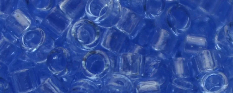 (image for) TOHO Aiko Precision Cylinder Bead. Light Sapphire Transparent TB-13