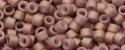 (image for) TOHO Aiko Precision Cylinder Bead. Mauve Gold Matte Luster TB-1632F