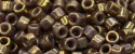 (image for) TOHO Aiko Precision Cylinder Bead. Mauve 24k Gilded Marbled Opaque TB-1704