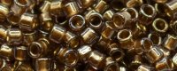 TOHO Aiko Precision Cylinder Bead. Metallic Lined Smokey Topaz Luster TB-1011 (image for) TOHO Aiko Precision Cylinder Bead. Metallic Lined Smokey Topaz Luster TB-1011