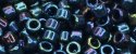 (image for) TOHO Aiko Precision Cylinder Bead. Navy Blue Iris Metallic TB-82
