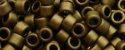 (image for) TOHO Aiko Precision Cylinder Bead. Olive Brown Iris Metallic Matte TB-702