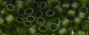(image for) TOHO Aiko Precision Cylinder Bead. Olivine Transparent Matte TB-940F