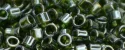 (image for) TOHO Aiko Precision Cylinder Bead. Olivine Transparent Luster TB-119