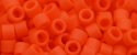 (image for) TOHO Aiko Precision Cylinder Bead. Orange Matte Opaque TB-50F