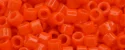 (image for) TOHO Aiko Precision Cylinder Bead. Orange Opaque TB-50