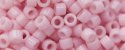 (image for) TOHO Aiko Precision Cylinder Bead. Pale Pink Opaque TB-1601