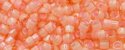 (image for) TOHO Aiko Precision Cylinder Bead. Peach Lined Topaz TB-924