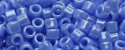 (image for) TOHO Aiko Precision Cylinder Bead. Periwinkle Blue Opaque Luster TB-134