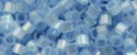 (image for) TOHO Aiko Precision Cylinder Bead. Periwinkle Satin Rainbow TB-1578