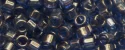(image for) TOHO Aiko Precision Cylinder Bead. Periwinkle Gold Luster TB-325