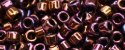 (image for) TOHO Aiko Precision Cylinder Bead. Plum Iris Higher Metallic TB-502