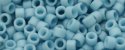 (image for) TOHO Aiko Precision Cylinder Bead. Powder Blue Matte Opaque TB-1613F