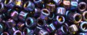 (image for) TOHO Aiko Precision Cylinder Bead. Purple Gold Iris Metallic TB-515