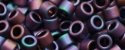 (image for) TOHO Aiko Precision Cylinder Bead. Purple Iris Metallic Matte TB-704