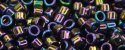 (image for) TOHO Aiko Precision Cylinder Bead. Purple Iris Metallic TB-85
