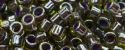 (image for) TOHO Aiko Precision Cylinder Bead. Purple Lined Olive Luster TB-1044