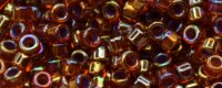(image for) TOHO Aiko Precision Cylinder Bead. Purple Lined Ruby Rainbow TB-1825