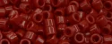 (image for) TOHO Aiko Precision Cylinder Bead. Red Opaque TB-45