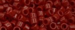 (image for) TOHO Aiko Precision Cylinder Bead. Red Opaque TB-45