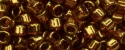 (image for) TOHO Aiko Precision Cylinder Bead. Rose Gold Luster TB-421