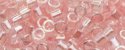 (image for) TOHO Aiko Precision Cylinder Bead. Rose Transparent Variegated TB-290