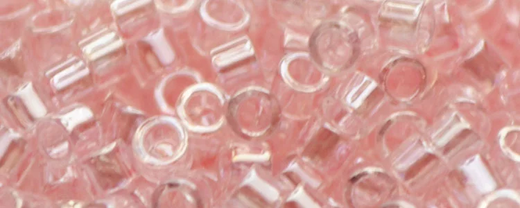 (image for) TOHO Aiko Precision Cylinder Bead. Rose Transparent Luster TB-290