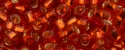 (image for) TOHO Aiko Precision Cylinder Bead. Ruby Hyacinth Silver Lined TB-25