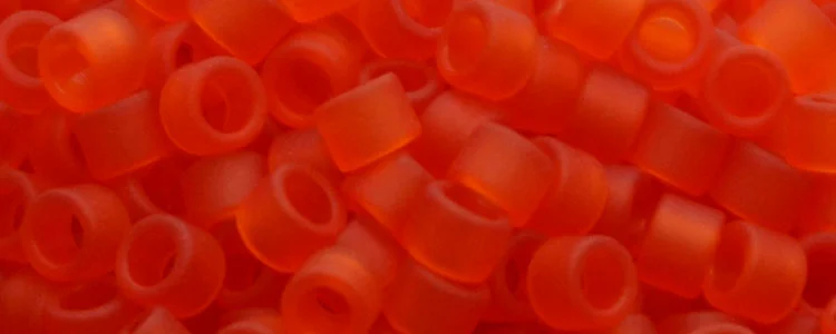 (image for) TOHO Aiko Precision Cylinder Bead. Ruby Hyacinth Transparent Matte TB-5F