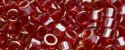 (image for) TOHO Aiko Precision Cylinder Bead. Ruby Transparent Luster TB-109B