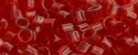 (image for) TOHO Aiko Precision Cylinder Bead. Ruby Transparent TB-5B
