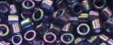 (image for) TOHO Aiko Precision Cylinder Bead. Amethyst Gold Luster TB-328