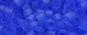 (image for) TOHO Aiko Precision Cylinder Bead. Sapphire Transparent Matte TB-942F