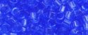 (image for) TOHO Aiko Precision Cylinder Bead. Sapphire Transparent TB-942