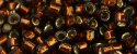 (image for) TOHO Aiko Precision Cylinder Bead. Smoke Topaz Silver Lined TB-34