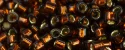 (image for) TOHO Aiko Precision Cylinder Bead. Smoke Topaz Silver Lined TB-34