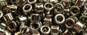 (image for) TOHO Aiko Precision Cylinder Bead. Tarnished Silver Metallic TB-711