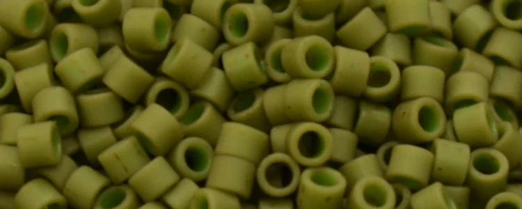 (image for) TOHO Aiko Precision Cylinder Bead. Moss Matte Opaque TB-1610F