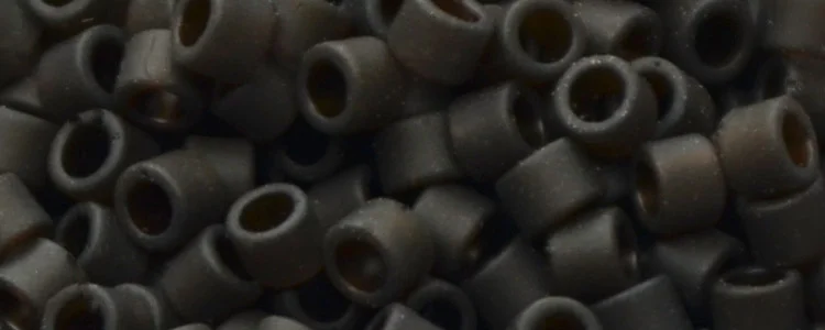 (image for) TOHO Aiko Precision Cylinder Bead. Very Dark Topaz Transparent Matte TB-14F