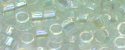 (image for) TOHO Aiko Precision Cylinder Bead. Very Light Aqua Transparent Rainbow TB-170L