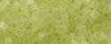 (image for) TOHO Aiko Precision Cylinder Bead. Very Light Chartreuse Satin TB-1507