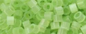 (image for) TOHO Aiko Precision Cylinder Bead. Very Light Green Satin TB-1510
