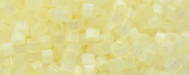 (image for) TOHO Aiko Precision Cylinder Bead. Light Jonquil Satin TB-1318