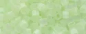(image for) TOHO Aiko Precision Cylinder Bead. Light Peridot Satin TB-1319