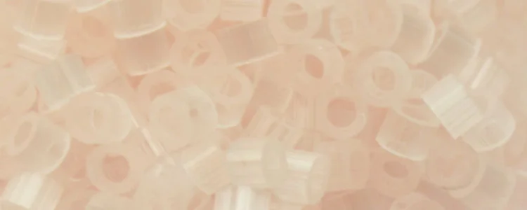 (image for) TOHO Aiko Precision Cylinder Bead. Very Light Pink Satin TB-1503
