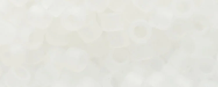 (image for) TOHO Aiko Precision Cylinder Bead. White Ceylon Pearl Matte TB-141F